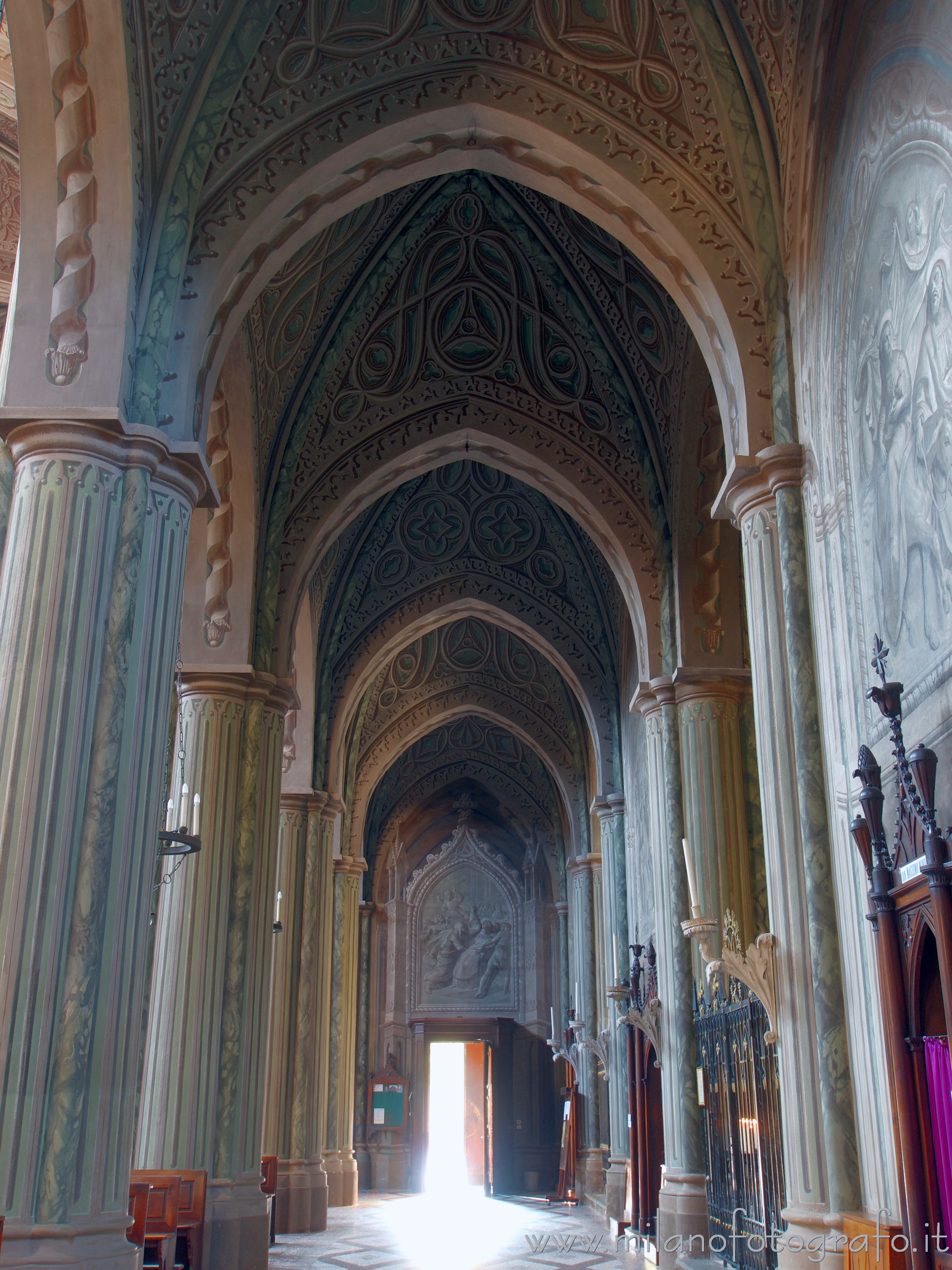 Biella (Italy) - Left lateral nave of the Cathedral of Santo Stefano